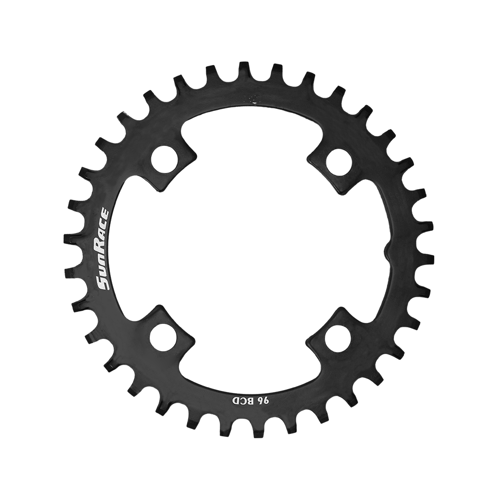 PLATO SUNRACE CRMX00 34T ALUMINIO NEGRO BCD 96