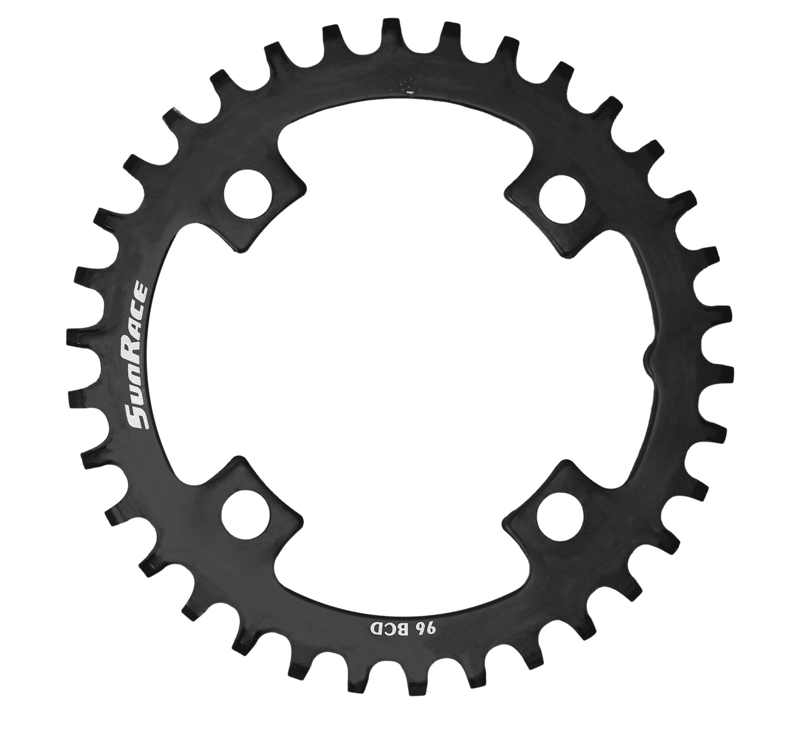 PLATO SUNRACE CRMS66 36T ALUMINIO NEGRO BCD 104