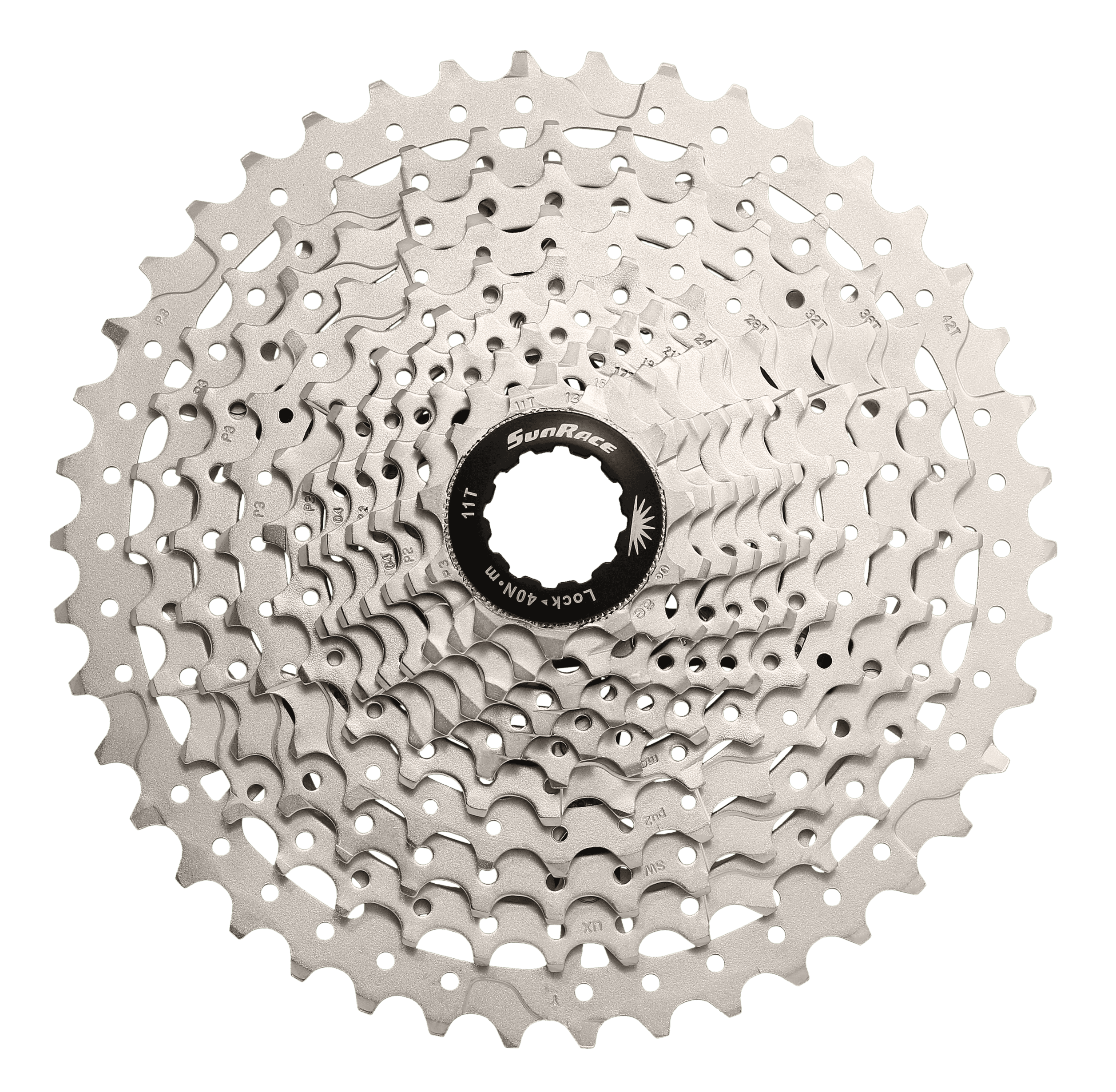 CASSETTE SUNRACE CSMS3 10V 11-40T PLATA