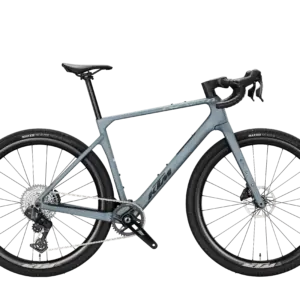 KTM Gravelator Master 2027 en color Cape Town Matt (negro), vista lateral completa sobre fondo blanco