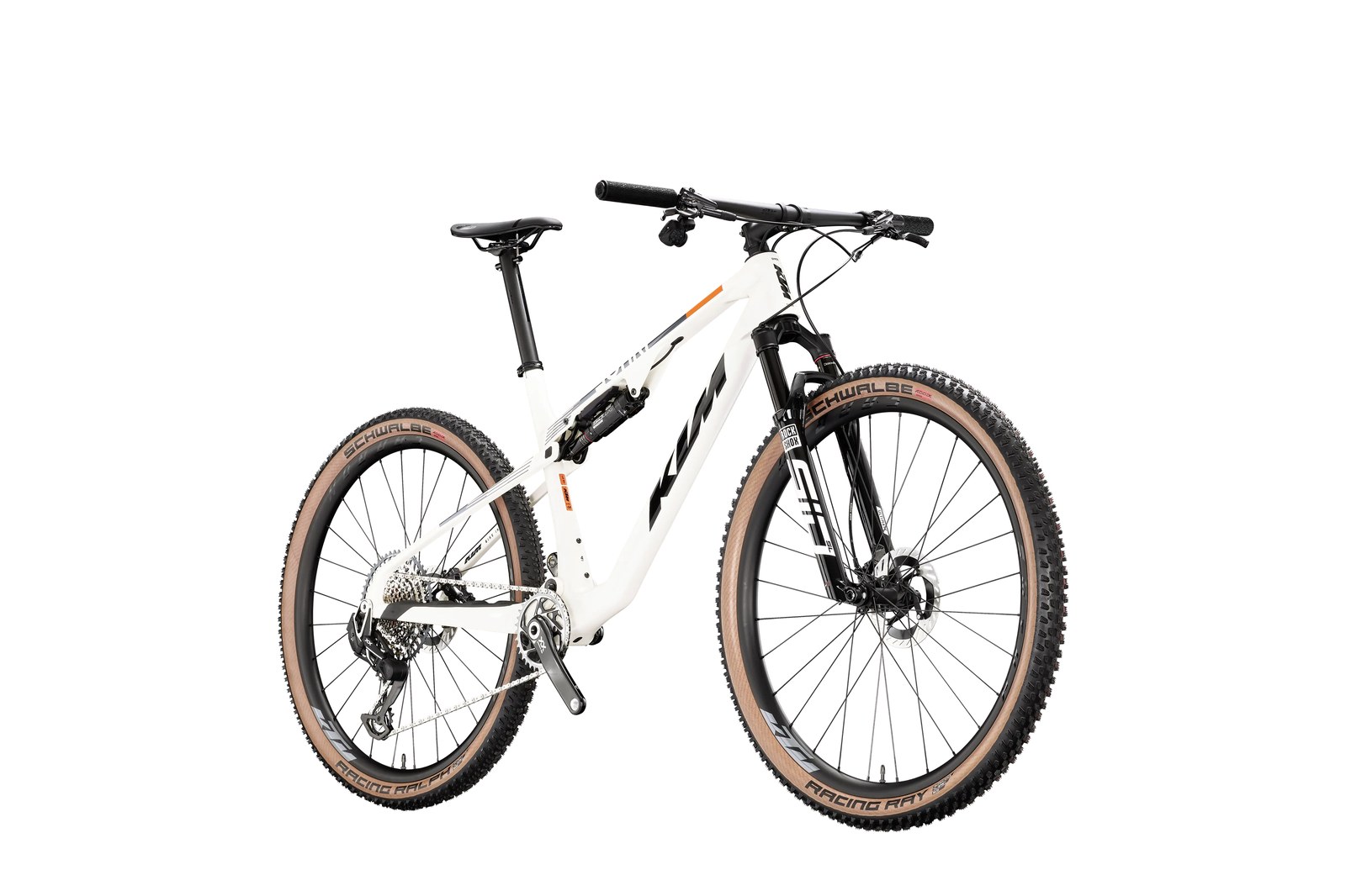 KTM SCARP PRIME 2025 OPAL WHITE (BLACK+ORANGE) (perspectiva)