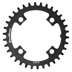 PLATO SUNRACE CRMX04 30T ALUMINIO NEGRO BCD 104
