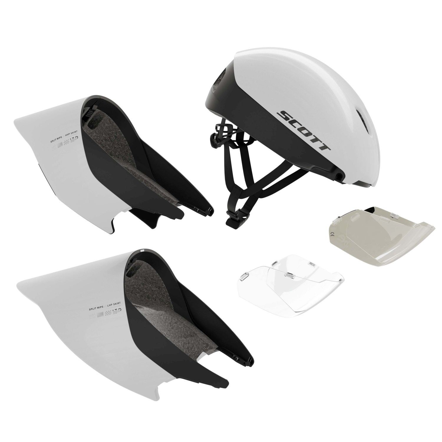 CASCO SCOTT SPLIT MIPS MINERAL WHITE 2027 - foto 3