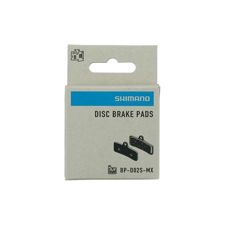PASTILLAS DE FRENO DE DISCO BP-D02S-MX METÁLICAS SIN BRIDA - SHIMANO
