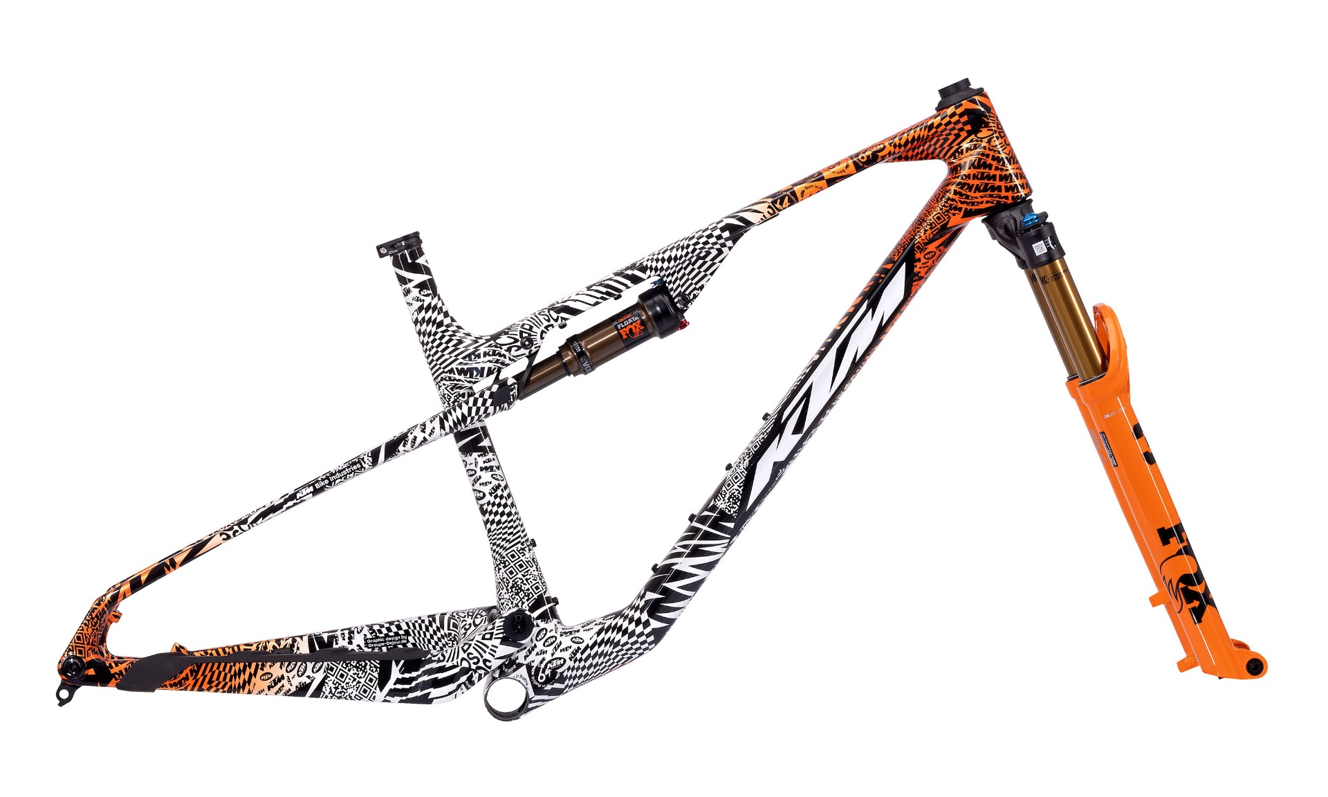 KIT CUADRO + HORQUILLA KTM SCARP MT EVO3 BLACK/WHITE/ORANGE