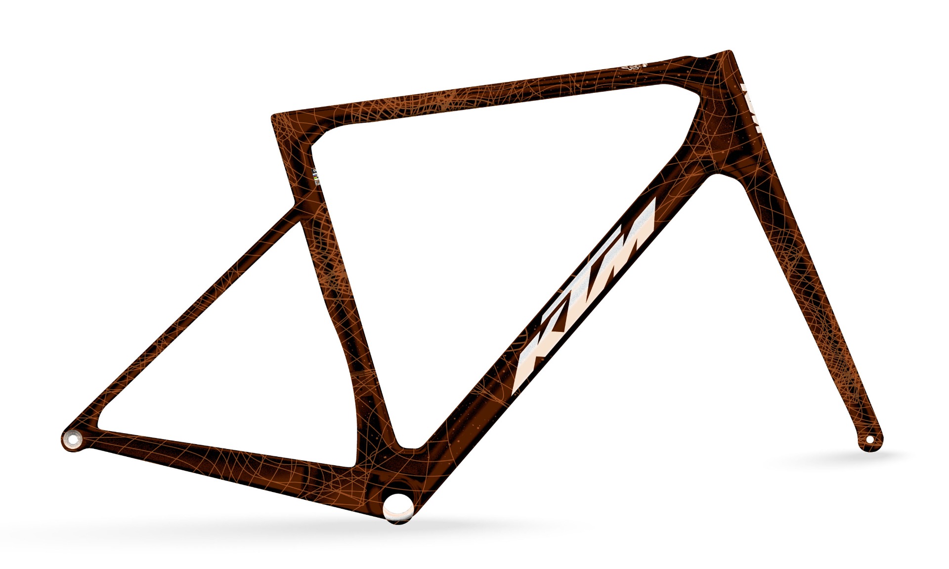 KIT CUADRO + HORQUILLA KTM REVELATOR ALTO Orange Carbon/white