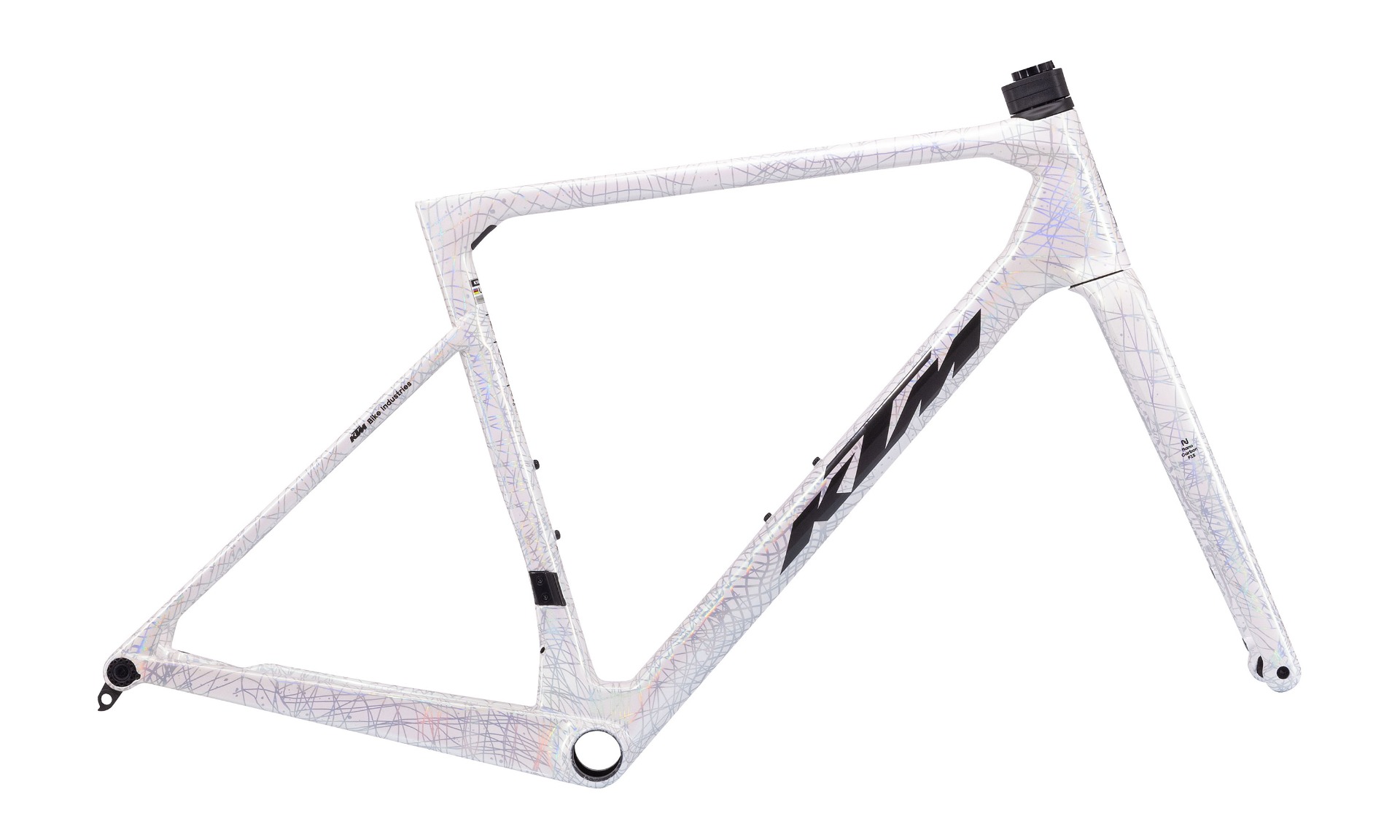 KIT CUADRO + HORQUILLA KTM REVELATOR ALTO White/silver/crome dots