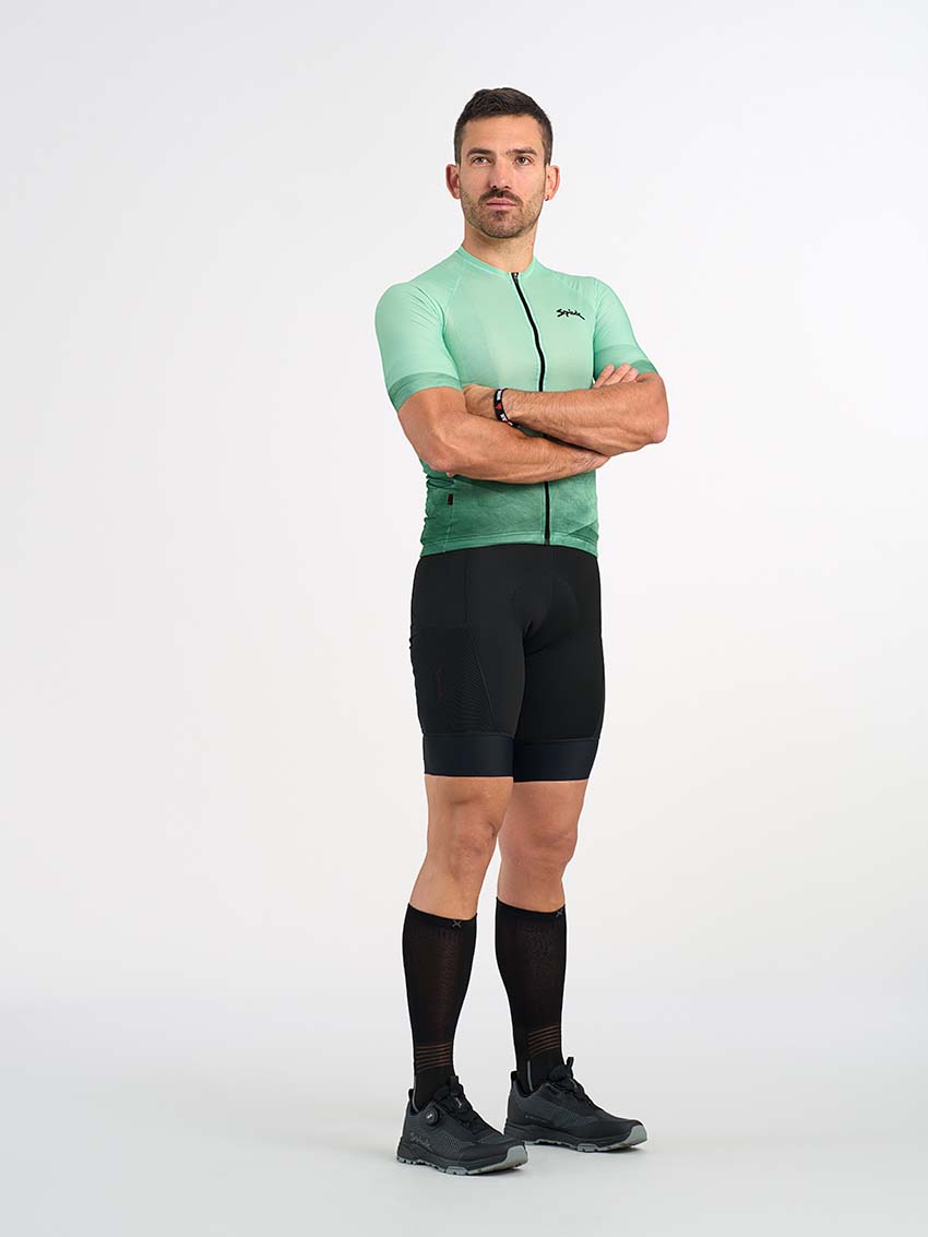 Maillot Gravel STAR VERDE