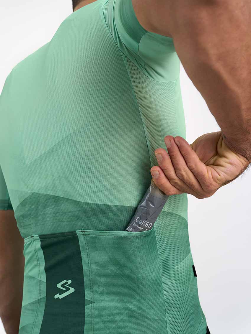 Maillot Gravel STAR VERDE