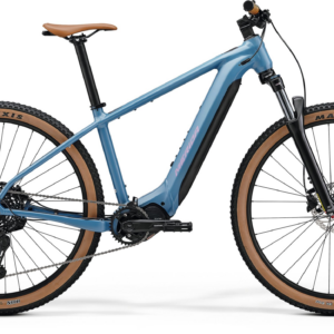 MERIDA EBIG NINE 400 2026 en color BLUE, vista lateral completa