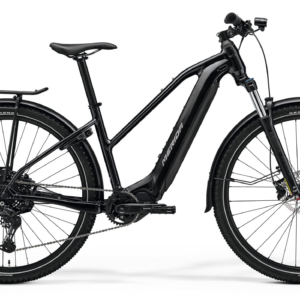 MERIDA EBIG TOUR 400 EQ 2026 en color METALLIC BLACK, vista lateral completa