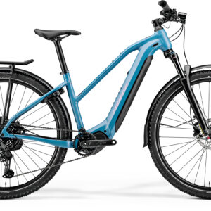 MERIDA EBIG TOUR 400 EQ 2027 en color DOVE BLUE, vista lateral completa