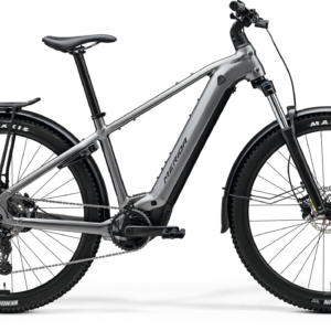 MERIDA EFLOAT CC 400 EQ 2026 en color GUNMETAL GREY, vista lateral completa