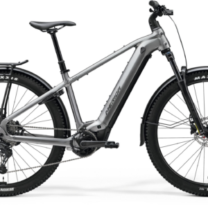 MERIDA EFLOAT CC 500 EQ 2026 en color GUNMETAL GREY, vista lateral completa