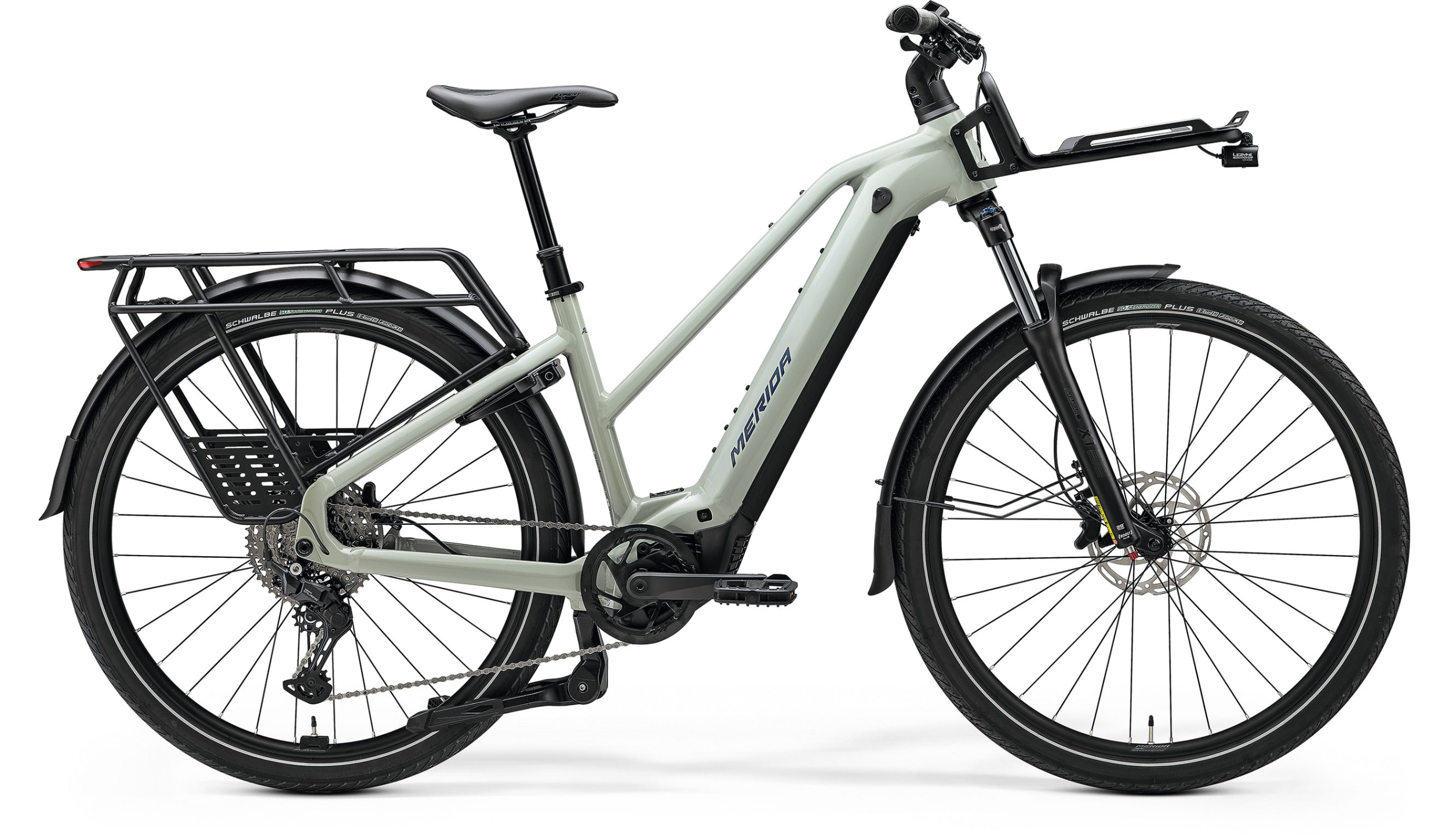 MERIDA EFLOAT HD 500 EQ W 2026 en color GREY, vista lateral completa