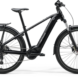 MERIDA EFLOAT TK 400 EQ 2026 en color METALLIC BLACK, vista lateral completa