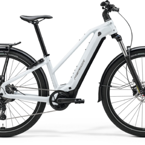 MERIDA EFLOAT TK 400 EQ W 2026 en color PEARL WHITE, vista lateral completa
