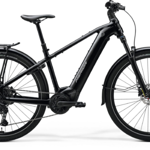 MERIDA EFLOAT TK 500 EQ 2026 en color METALLIC BLACK, vista lateral completa