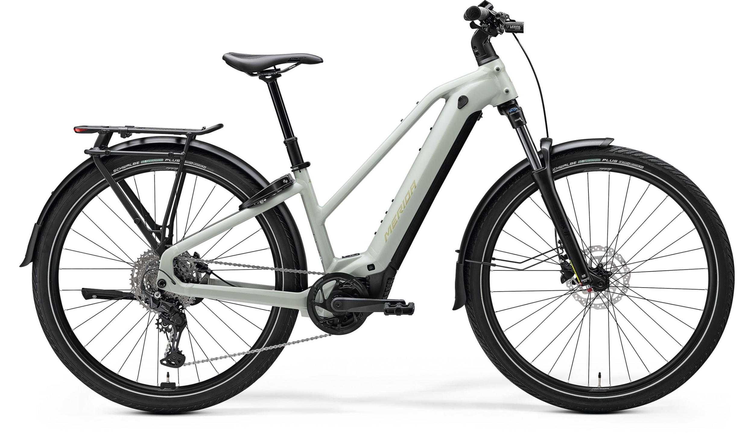 MERIDA EFLOAT TK 500 EQ W 2026 en color GREY, vista lateral completa