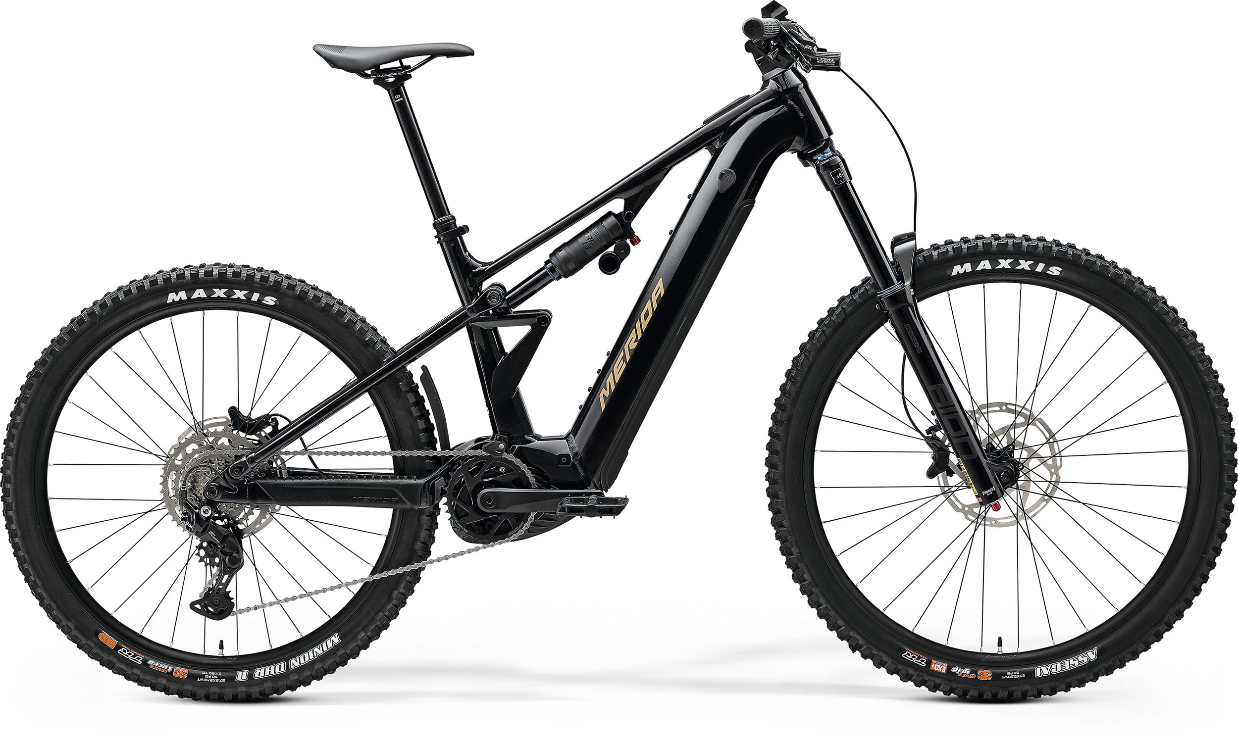 MERIDA EONE-EIGHTY 400 2027 en color METALLIC BLACK, vista lateral completa