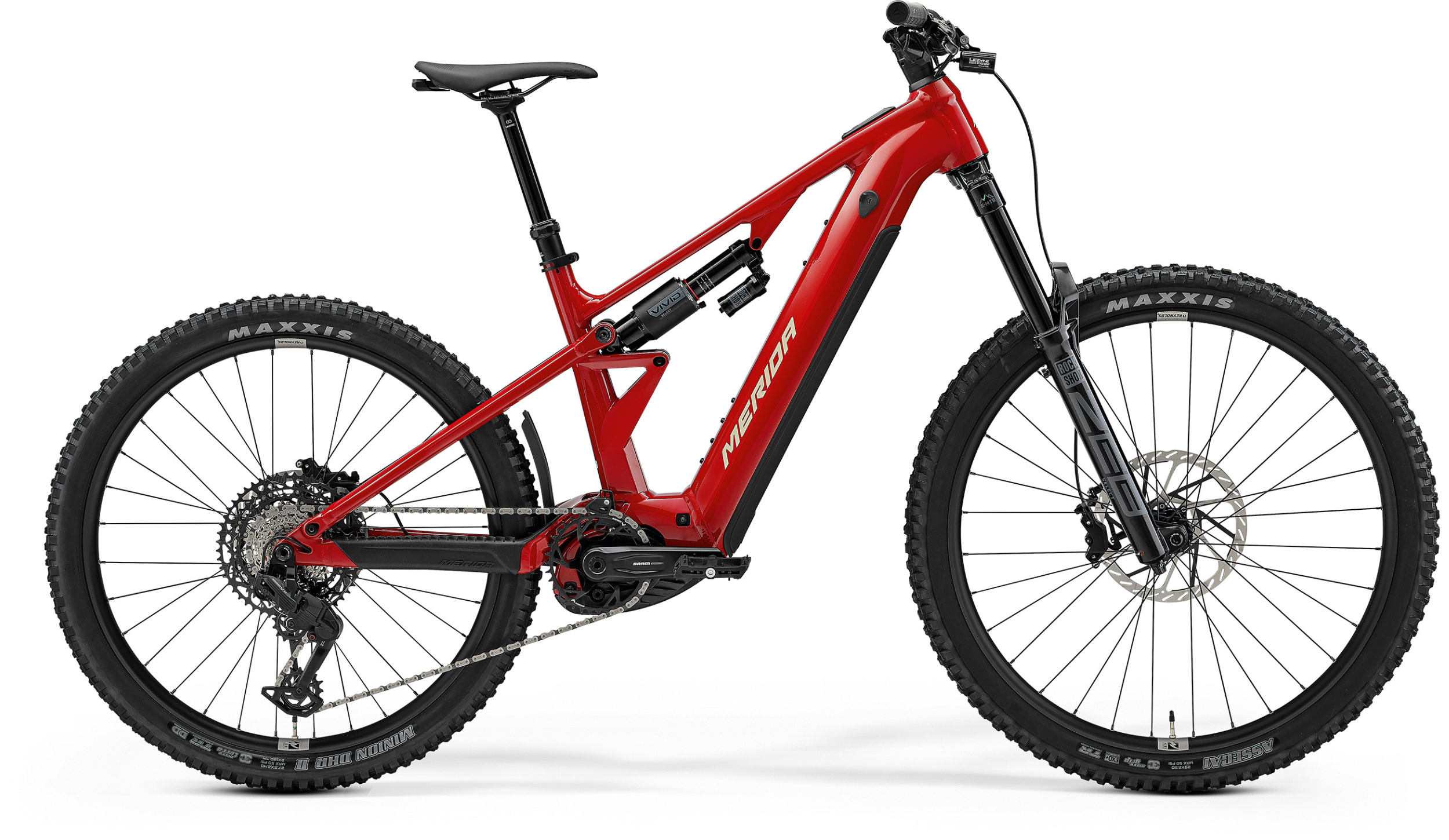 MERIDA EONE EIGHTY 700 2026 en color HERITAGE RED, vista lateral completa