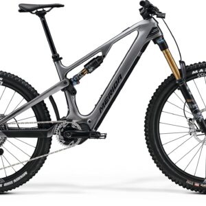 MERIDA EONE SIXTY 10K 2025 en color GUNMETAL GREY, vista lateral completa