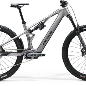 MERIDA EONE-SIXTY SL 8000 2025 en color GUNMETAL, vista lateral completa