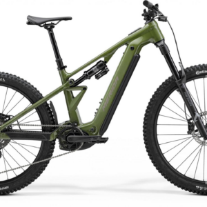 MERIDA ETMO 800 2026 en color ANACONDA GREEN, vista lateral completa
