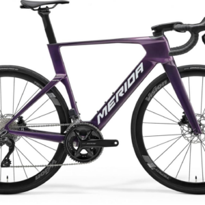 MERIDA REACTO 5000 2027 en color PURPLE, vista lateral completa