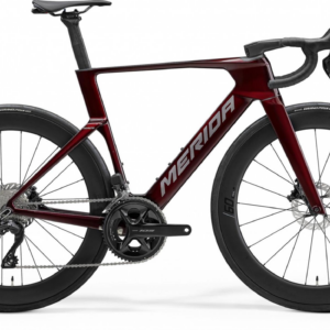 MERIDA REACTO 6000 2027 en color PASSION RED, vista lateral completa