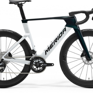 MERIDA REACTO 7000 2027 en color HALO GREEN, vista lateral completa
