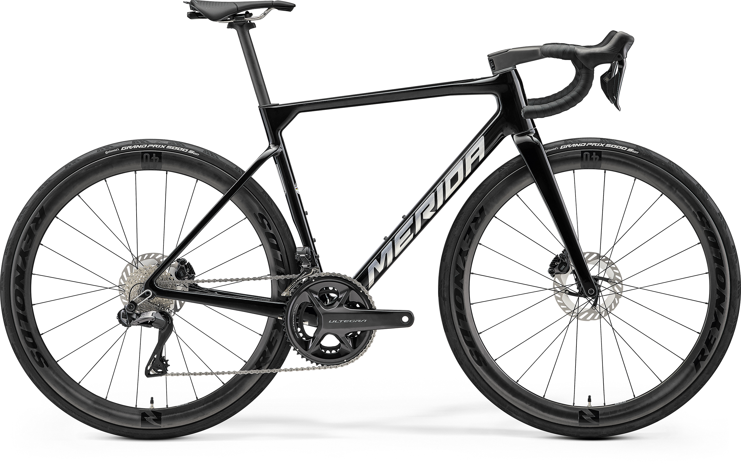 MERIDA SCULTURA 8000 2027 en color METALLIC BLACK, vista lateral completa