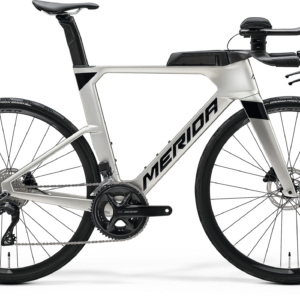 MERIDA TIME WARP TRI 5000 2027 en color TITAN, vista lateral completa