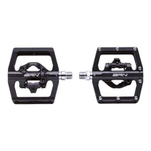Pedales BRN Flat doble función negro
