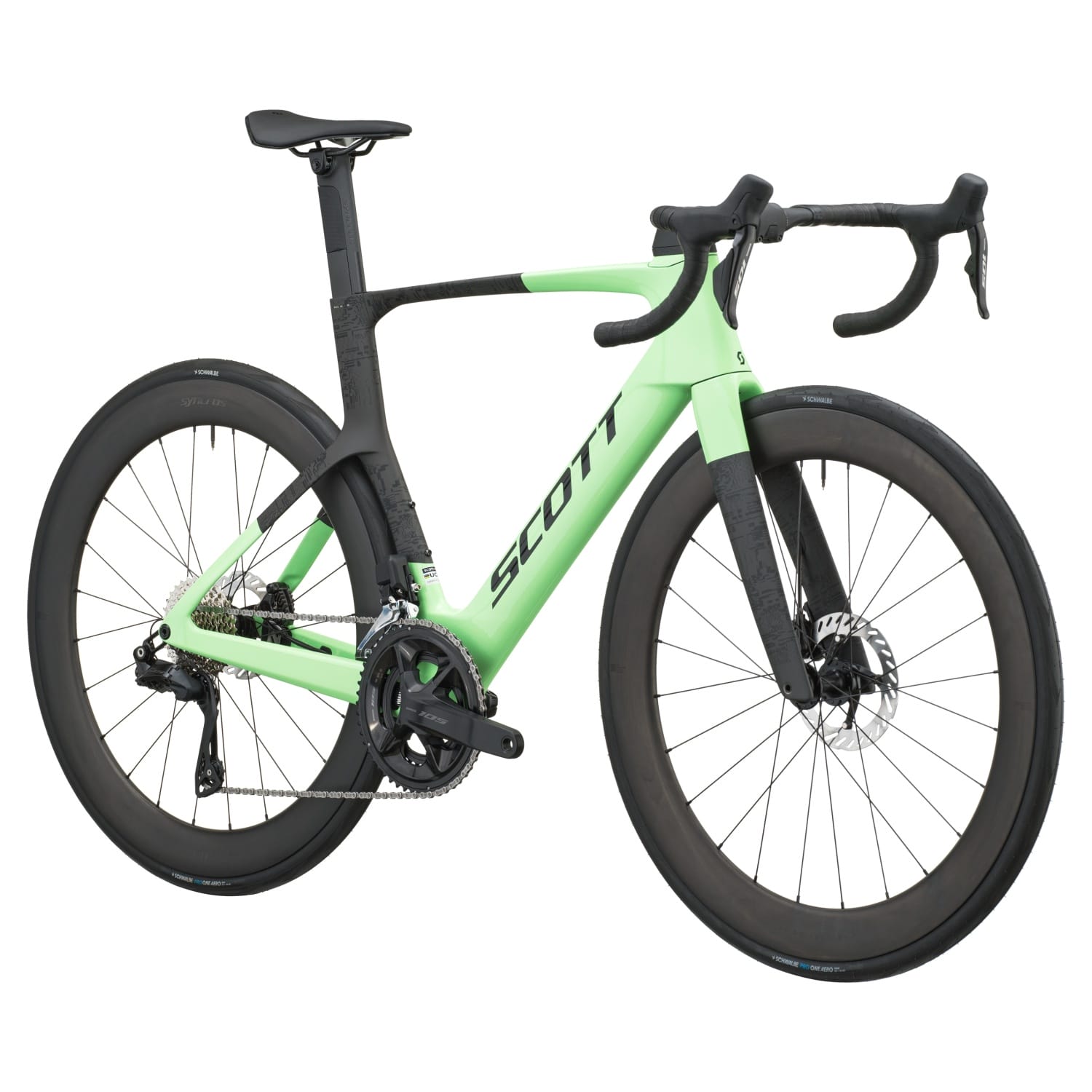 SCOTT FOIL RC 20 2027 PARADISE GREEN/CARBON BLACK - Imagen 2