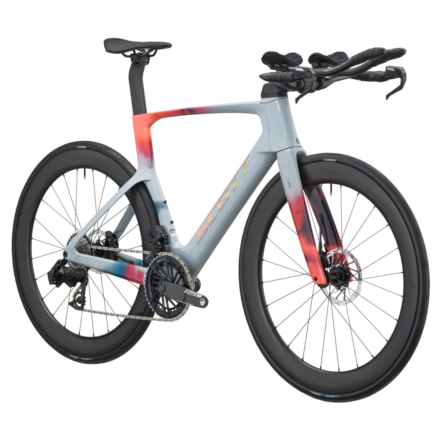 SCOTT FOIL RC TRI 2027 NARWAL GREY/GLOAMING ORANGE