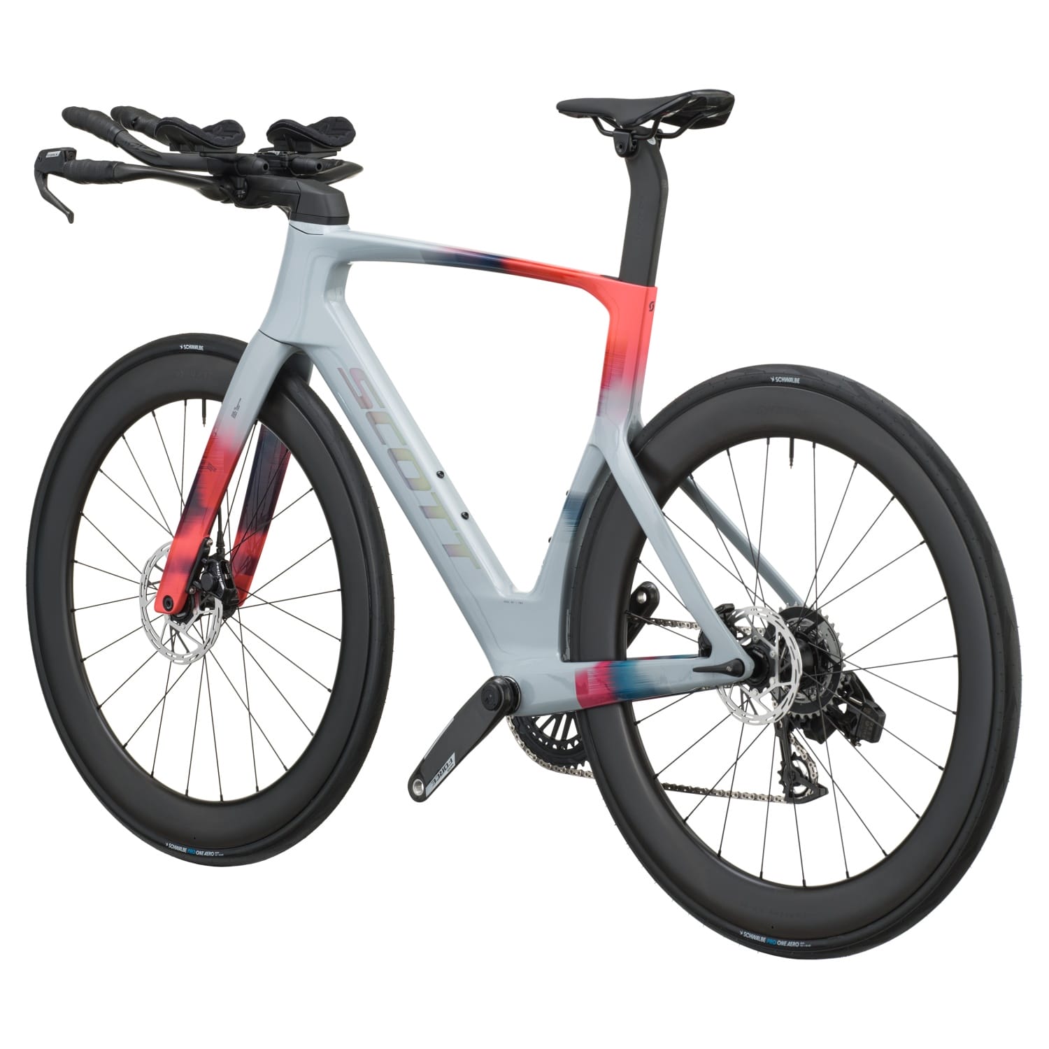 SCOTT FOIL RC TRI 2027 NARWAL GREY/GLOAMING ORANGE - Imagen 2