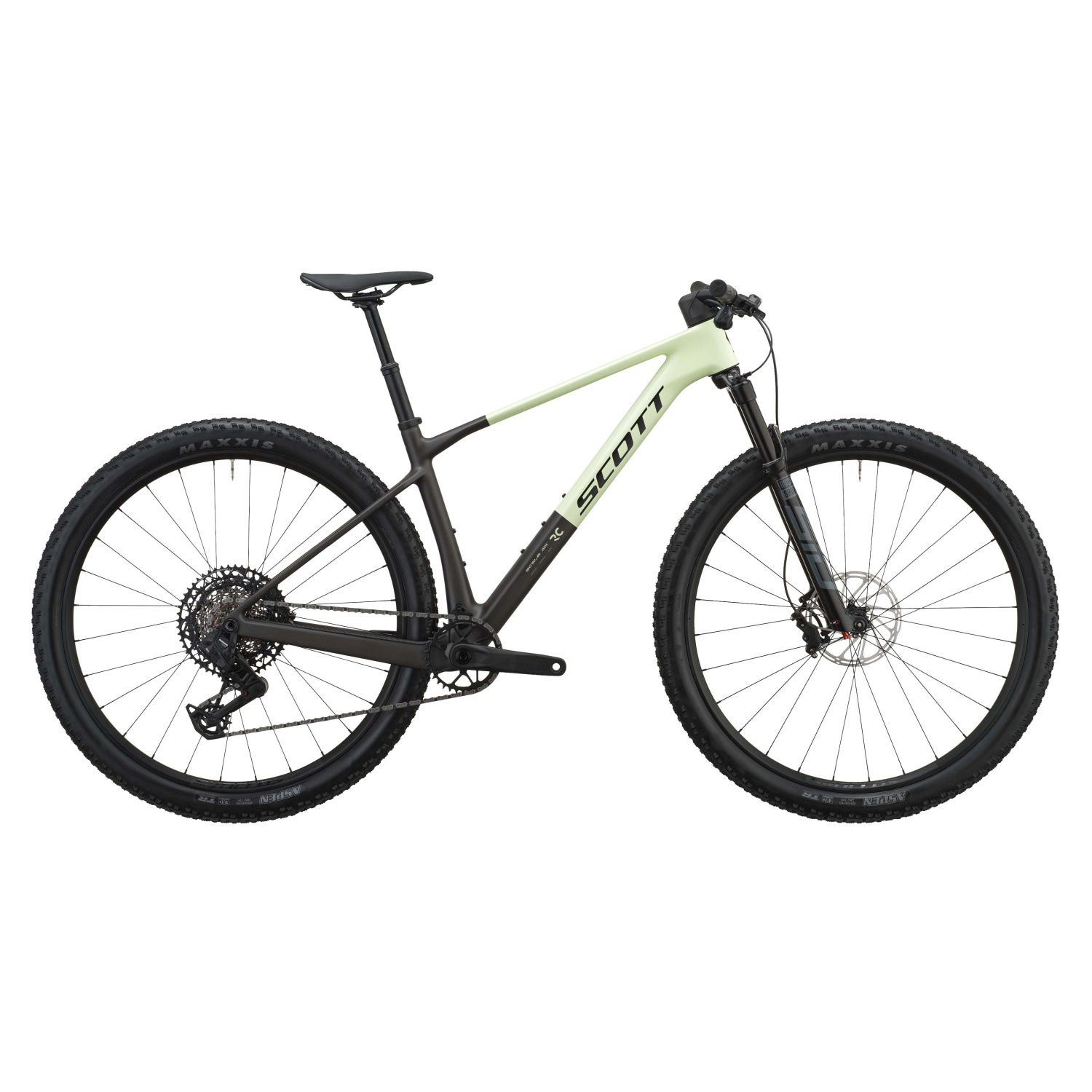 SCOTT SCALE RC TEAM 2027 CREAM GREEN/CARBON BLACK