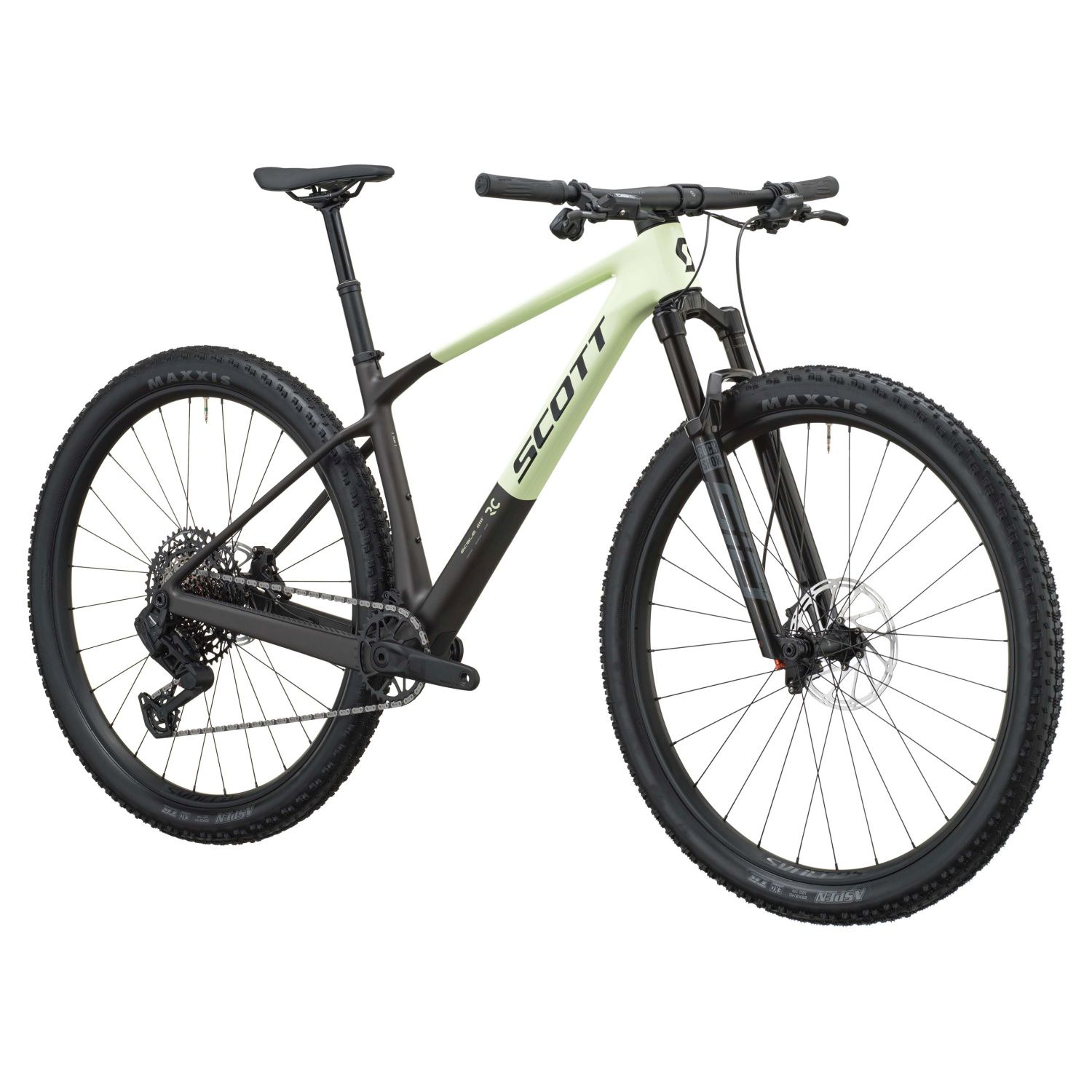 SCOTT SCALE RC TEAM 2027 CREAM GREEN/CARBON BLACK - Imagen 2