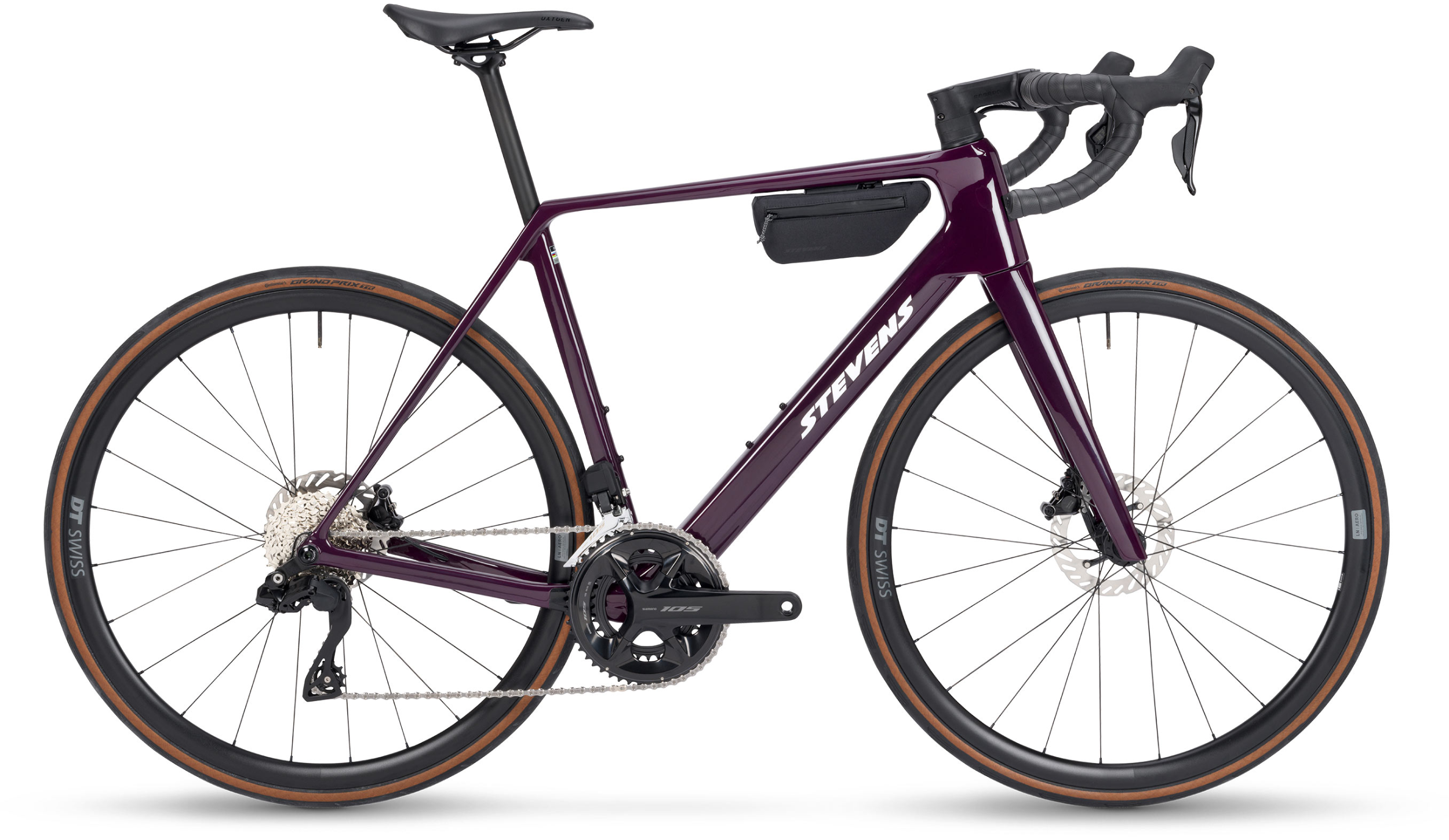 STEVENS 27 IZOARD 105 DI2 27 en color MYSTIC VIOLET, vista lateral completa
