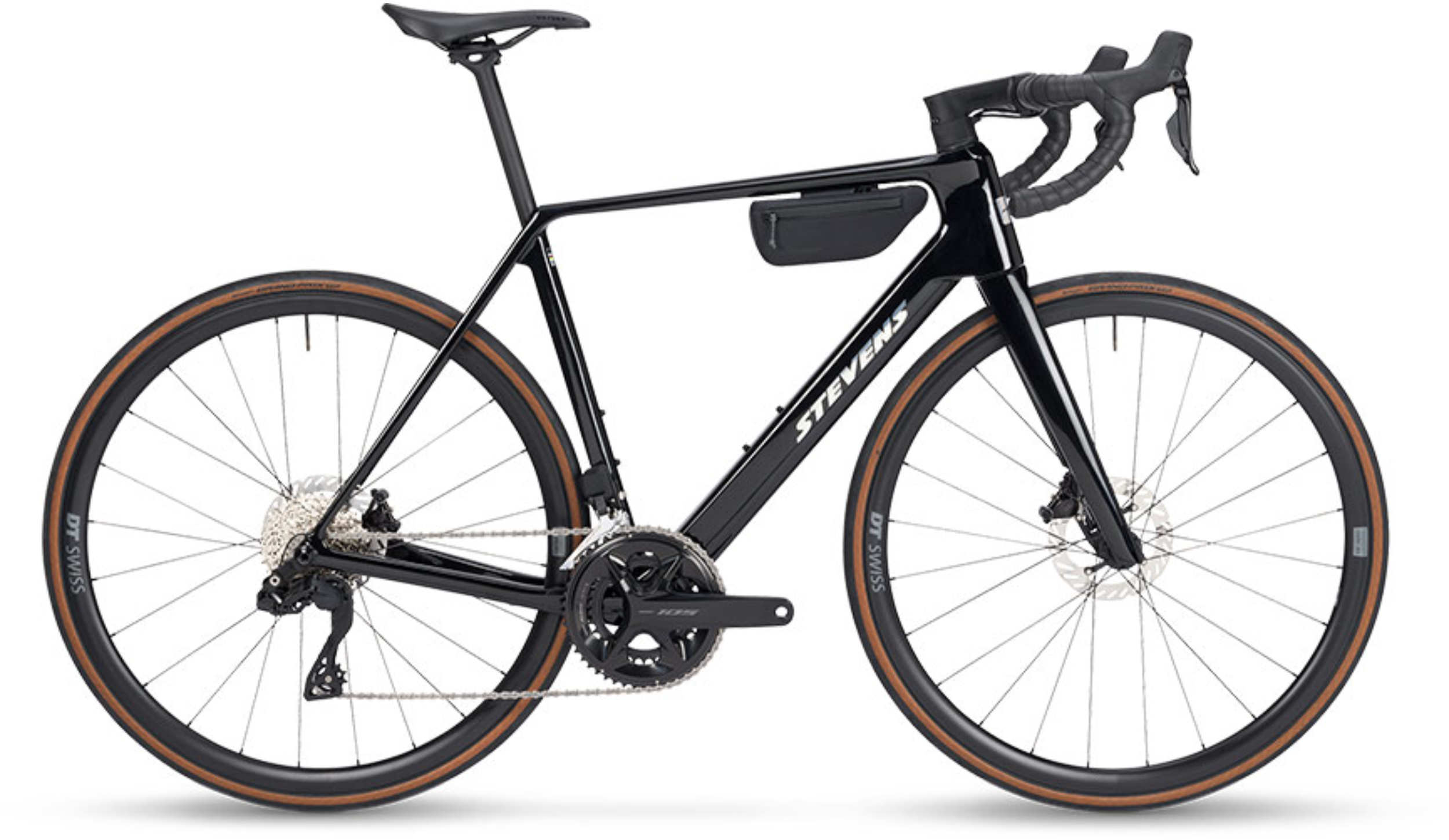 STEVENS 27 IZOARD 105 DI2 27 en color TRUE BLACK, vista lateral completa