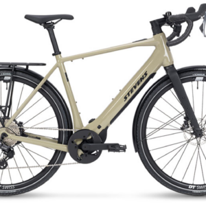 STEVENS E-GETAWAY 7.4.1 FEQ 2026 en color LIGHT KHAKI, vista lateral completa