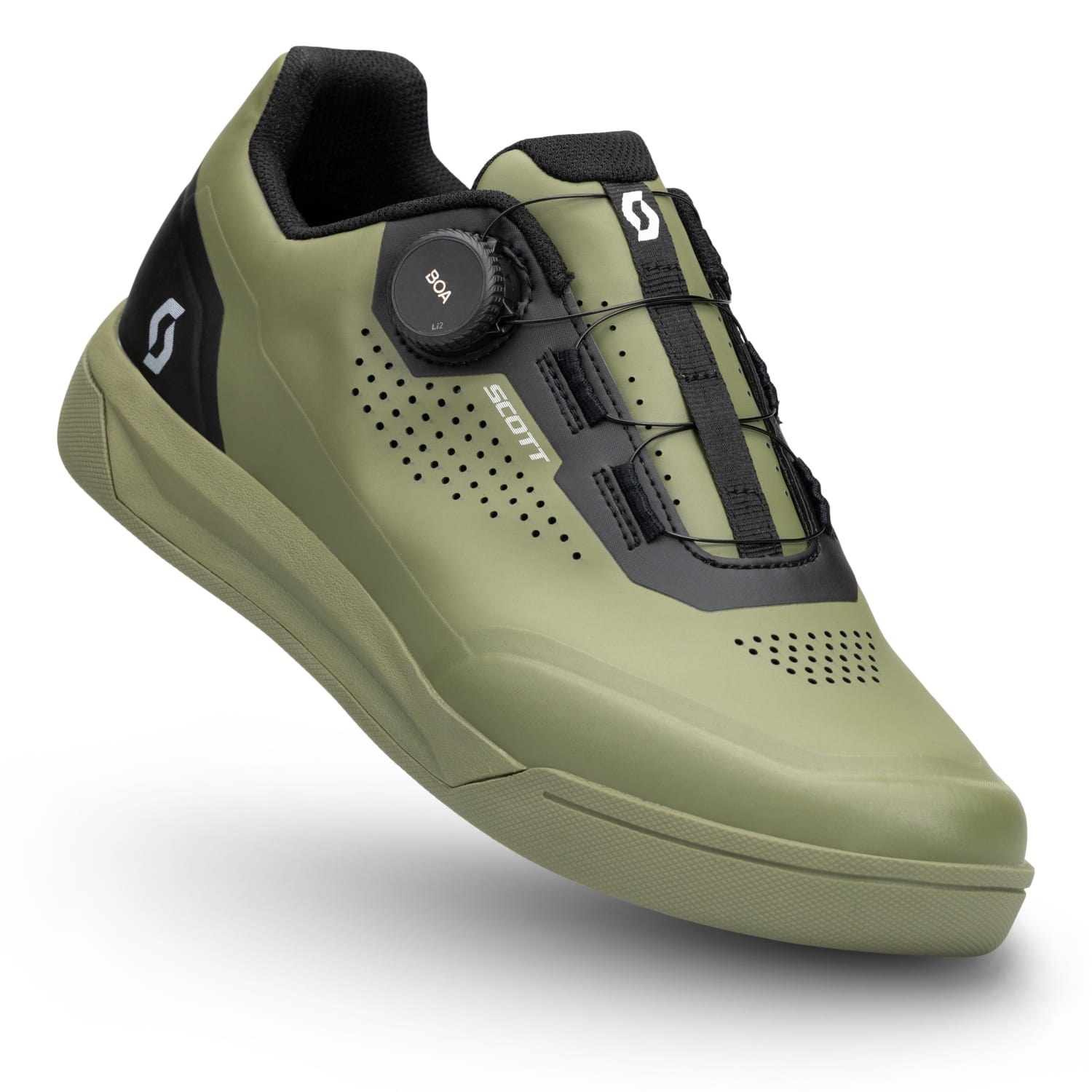 ZAPATILLAS SCOTT MTB VOLT EVO FLAT BOA OLIVE GREEN 2027 - foto 1